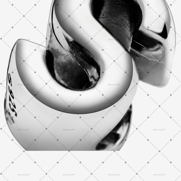Pandora Letter S Alphabet Charm - Picture 4 of 6
